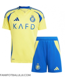 Al-Nassr Echipament de Fotbal Replică 2024-25 Copii Acasa (+ Șorturi)